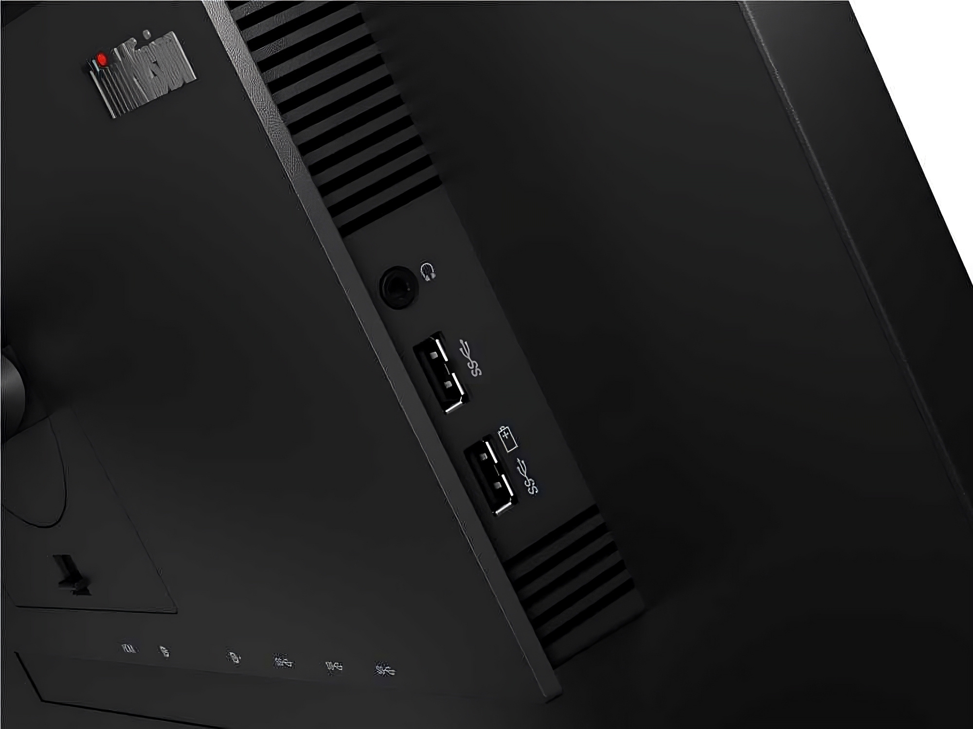 Монитор Lenovo 27" ThinkVision P27q-20 черный IPS LED 4ms 16:9 HDMI HAS Piv 1000:1 350cd 178гр/178гр 2560x1440 60Hz DP 2K USB 7.12кг — фото 9