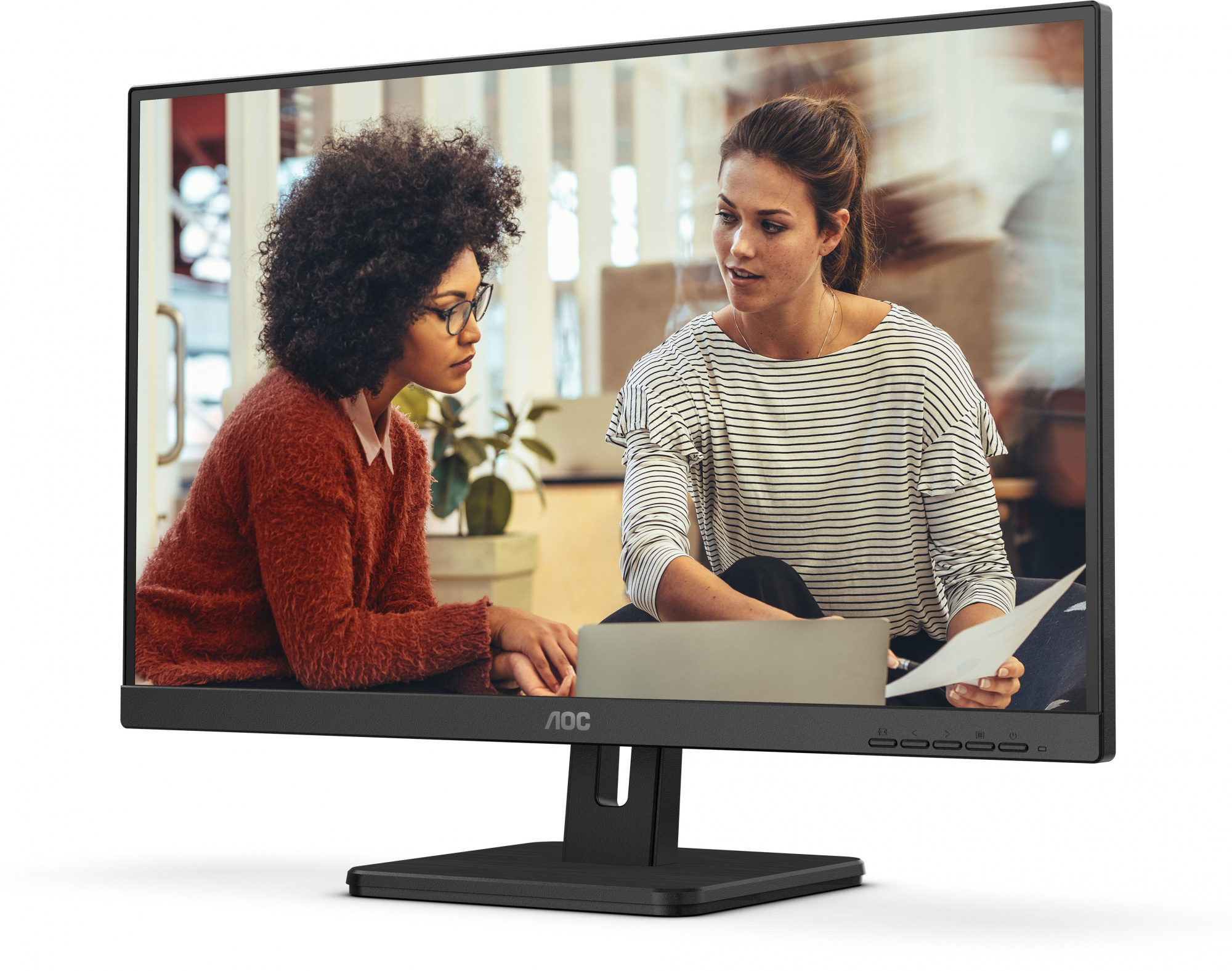 Монитор AOC 24" 24E3UM черный VA LED 4ms 16:9 HDMI M/M матовая 300cd 178гр/178гр 1920x1080 75Hz VGA DP FHD USB 4.43кг — фото 3