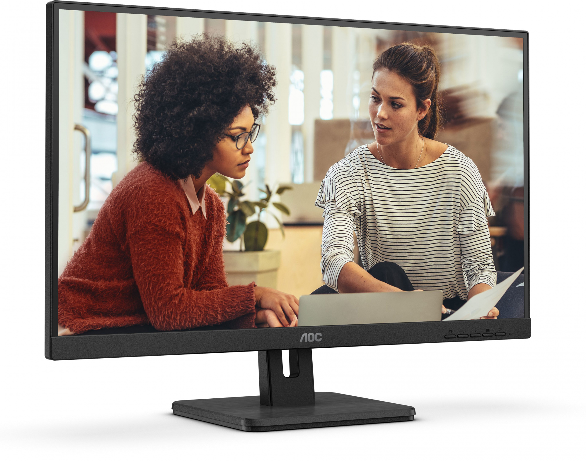 Монитор AOC 24" 24E3UM черный VA LED 4ms 16:9 HDMI M/M матовая 300cd 178гр/178гр 1920x1080 75Hz VGA DP FHD USB 4.43кг — фото 2
