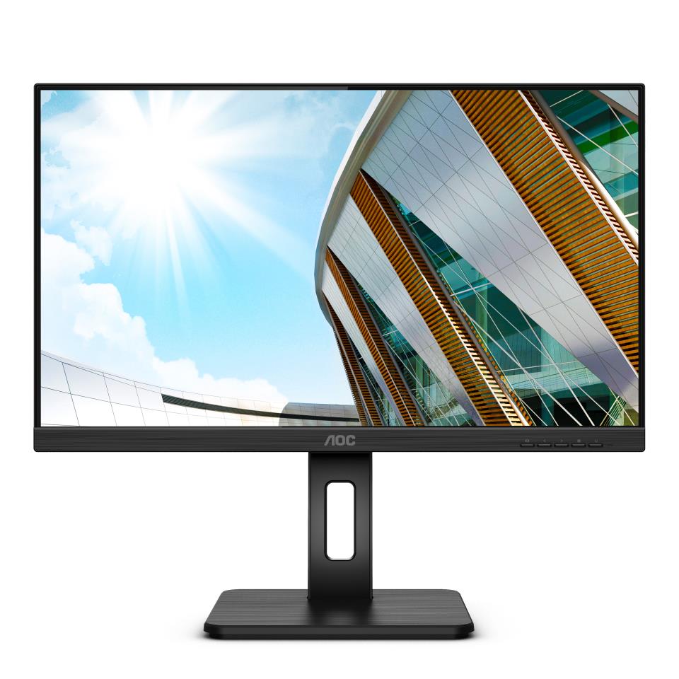 ЖК монитор AOC 23.8" Business Cенсорный экран нет Panel IPS 1920x1080 16:9 75 Matte 4 мс Колонки Цвет темно-серый 24P2C