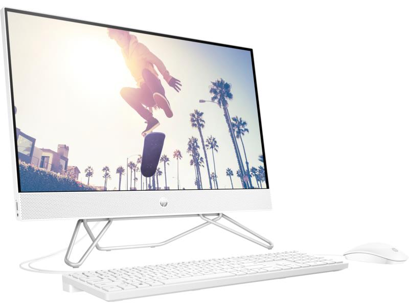Моноблок HP 23.8" 1920x1080 Cенсорный экран нет/Intel Core i5-1235U 4400 МГц/RAM 8Гб/SSD 512Гб/Iris Xe Graphics встроенная/ENG/RUS/DOS/белый/5.37 кг 6V339EA
