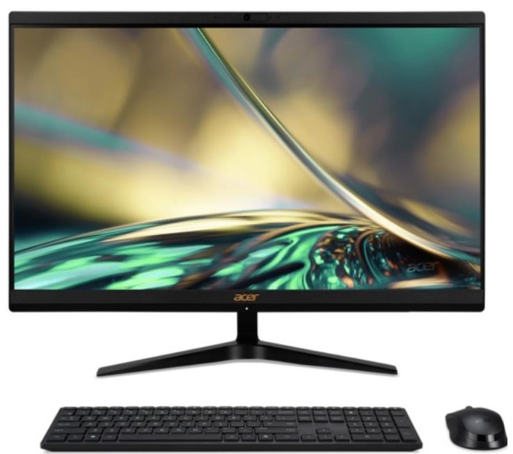 Моноблок ACER All-in-One Acer Aspire C24-1700 CPU Core i5 i5-1235U Частота процессора 4400 МГц 23.8" 1920x1080 16Гб DDR4 3200 МГц 512Гб Intel Iris Xe Graphics встроенная Windows 11 Home черный Аксессу