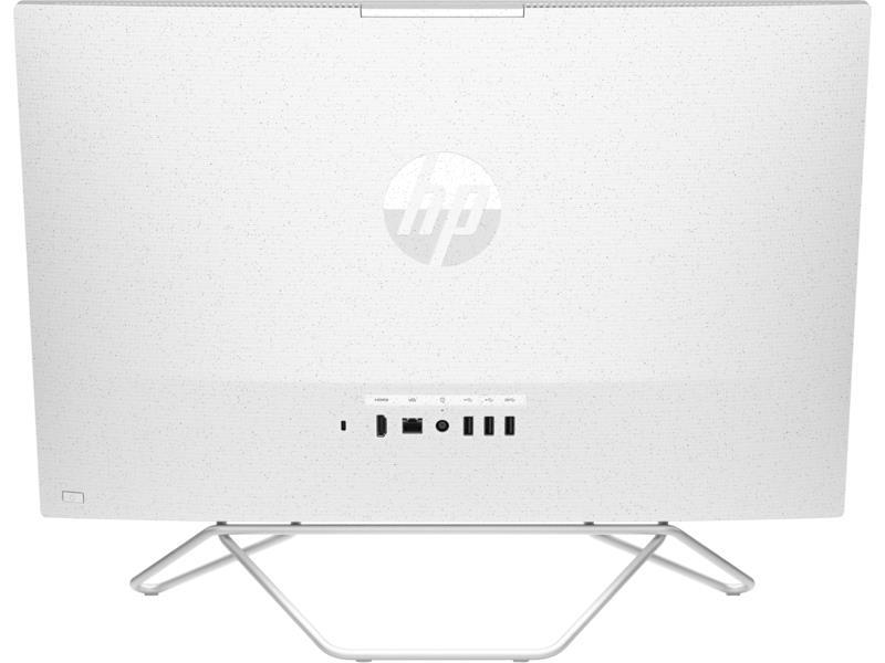 Моноблок HP 6V337EA/23.8" 1920x1080 Cенсорный экран/Intel Core i5-1235U 4400 МГц/RAM 8Гб/SSD 512Гб/Iris Xe Graphics встроенная/ENG/RUS/DOS/белый/5.37 кг 6V337EA