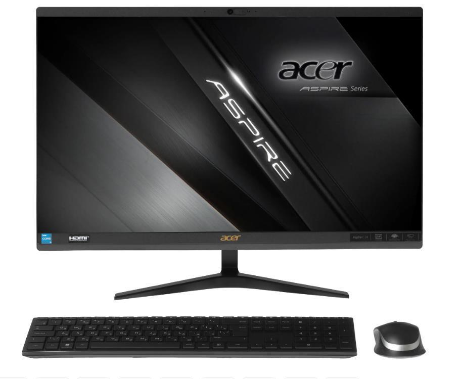 Моноблок ACER All-in-One Acer Aspire C24-1700 CPU Core i5 i5-1235U Частота процессора 4400 МГц 23.8" 1920x1080 8Гб DDR4 3200 МГц 512Гб Intel Iris Xe Graphics встроенная Windows 11 Home черный Аксессуа