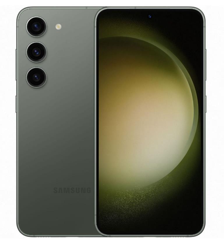 Смартфон SAMSUNG Galaxy S23 256GB Green 256 Гб RAM 8Гб зеленый Наличие WiFi Наличие 3G LTE Наличие 4G 5G OS Android 13/Screen 6.1" 2340 x 1080 AMOLED Dual SIM 1xUSB type C Камера 50MP+10MP+12MP 12MP B
