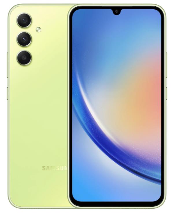 Мобильный телефон GALAXY A34 NFC A346 8/128 GREEN SAMSUNG