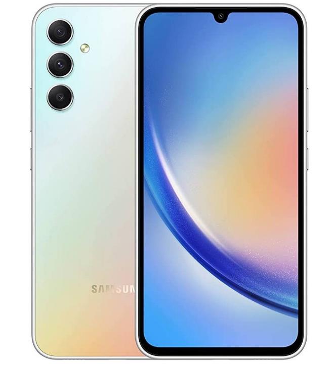 Мобильный телефон GALAXY A34 NFC A346 8/128 SILVER SAMSUNG