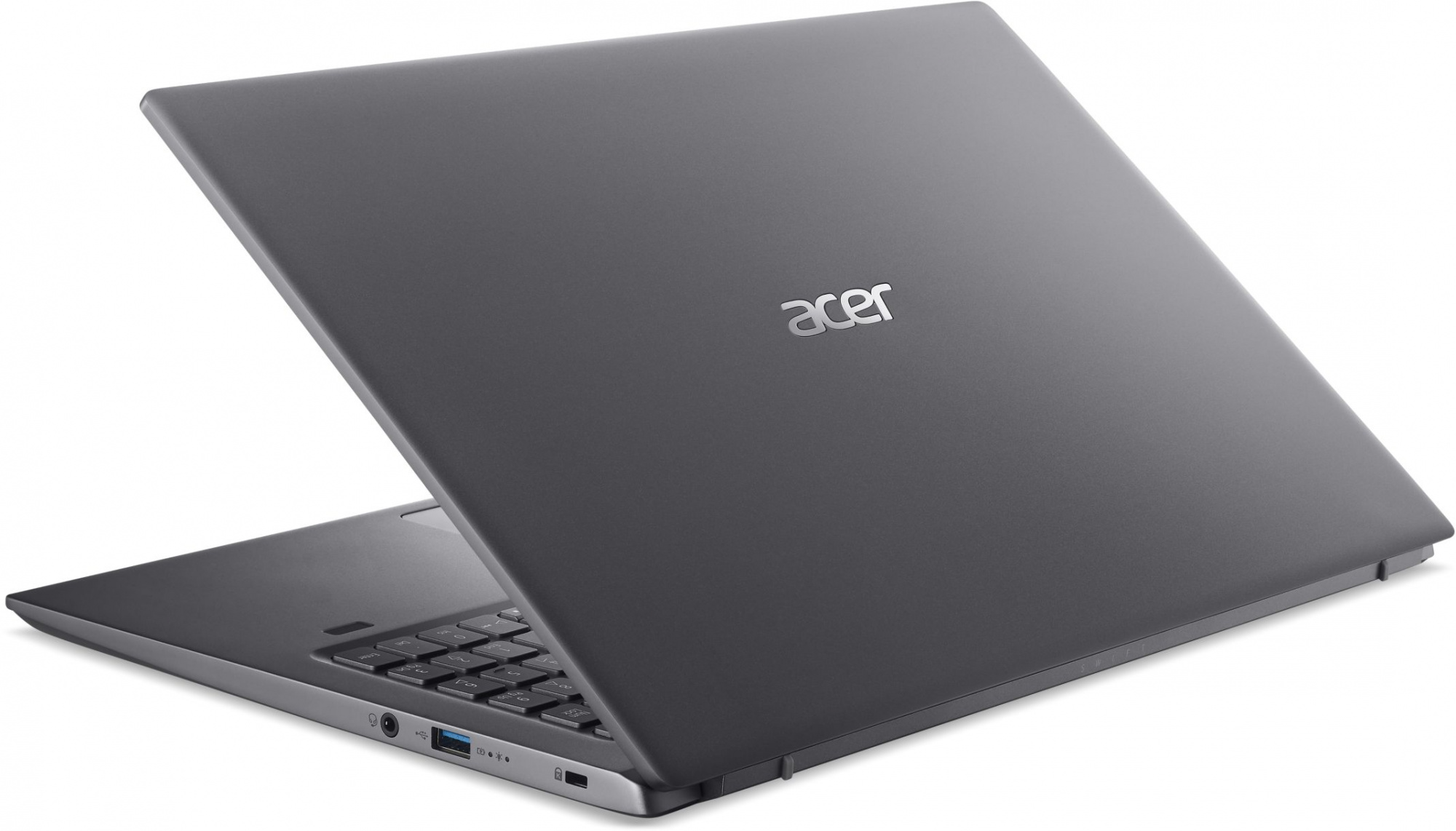 Ноутбук Acer Swift X SFX16-51G-51QA Core i5 11320H 8Gb SSD512Gb NVIDIA GeForce RTX 3050 4Gb 16" IPS FHD (1920x1080) Eshell grey WiFi BT Cam (NX.AYKER.004) — фото 6