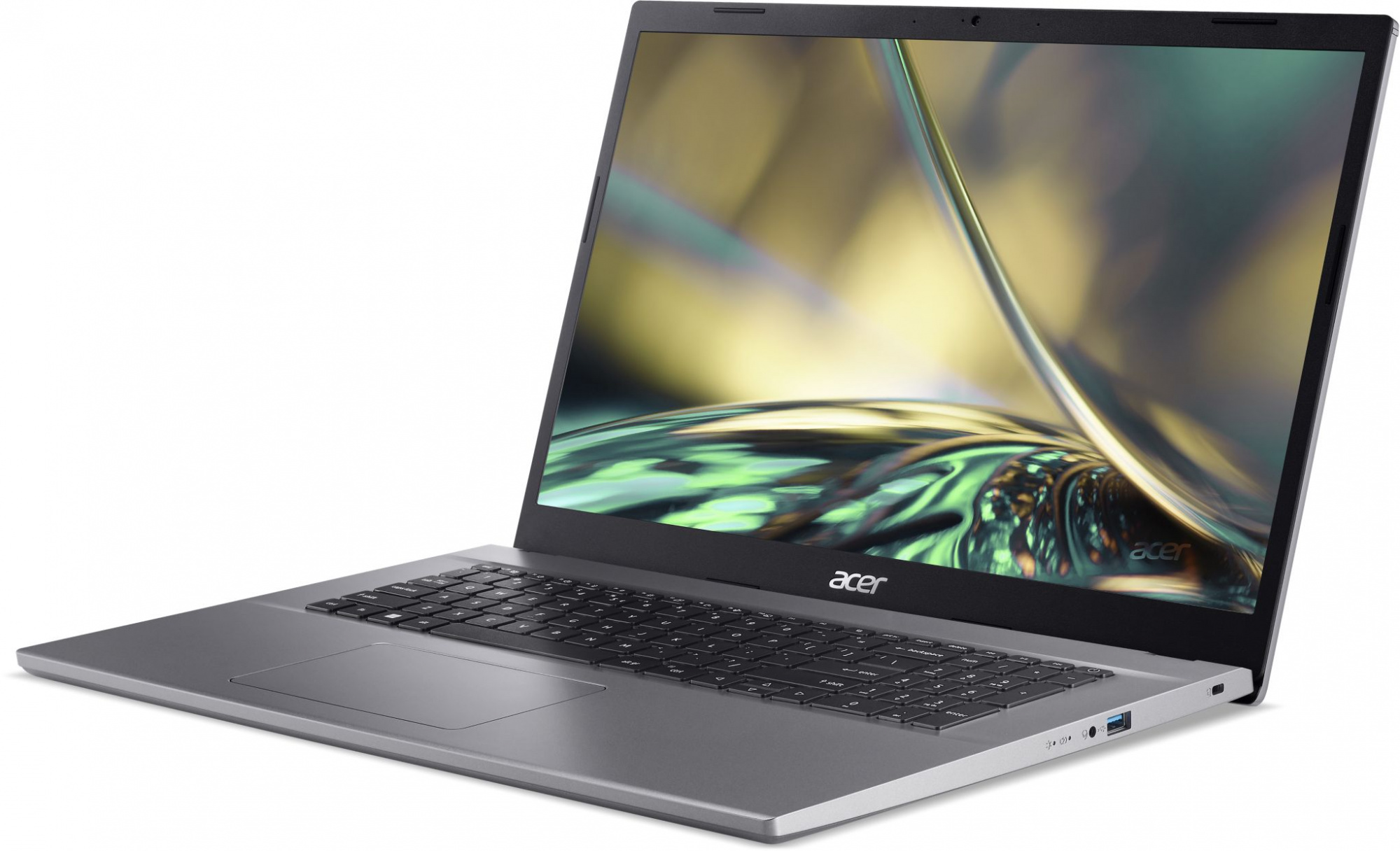 Ноутбук Acer Aspire 5 A517-53-51E9 Core i5 1235U 8Gb SSD512Gb Intel Iris Xe graphics 17.3" IPS FHD (1920x1080) Eshell grey WiFi BT Cam (NX.K62ER.002) — фото 3