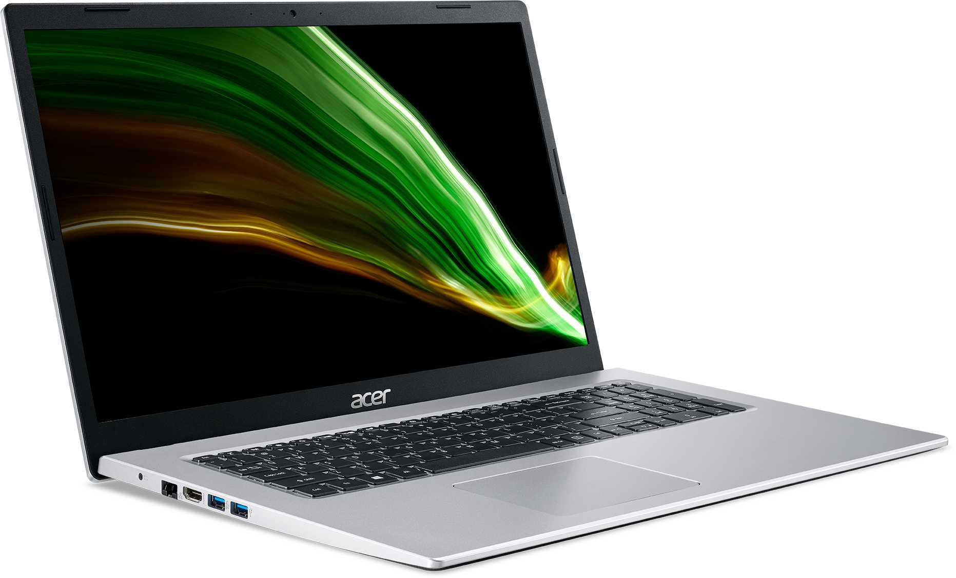 Ноутбук Acer Aspire 3 A317-53-38V1 Core i3 1115G4 8Gb SSD512Gb Intel UHD Graphics 17.3" FHD (1920x1080) Eshell silver WiFi BT Cam (NX.AD0ER.022) — фото 2