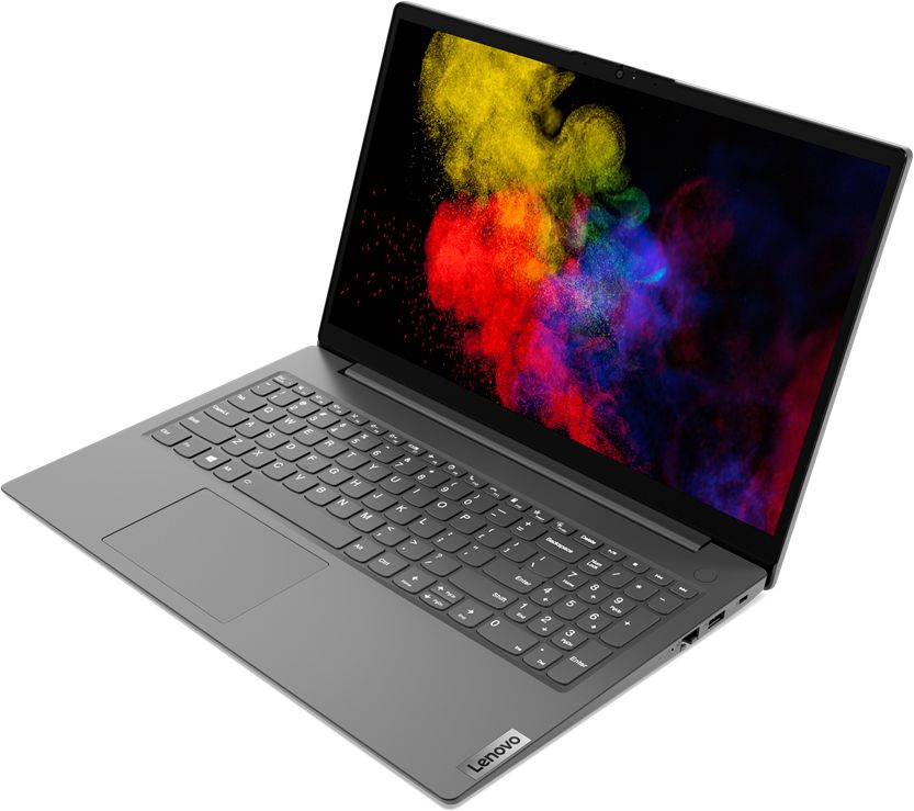 Ноутбук Lenovo V15 G2 ALC Ryzen 5 5500U 8Gb SSD256Gb AMD Radeon 15.6" TN FHD (1920x1080) noOS black WiFi BT Cam (82KD002RIX) — фото 2
