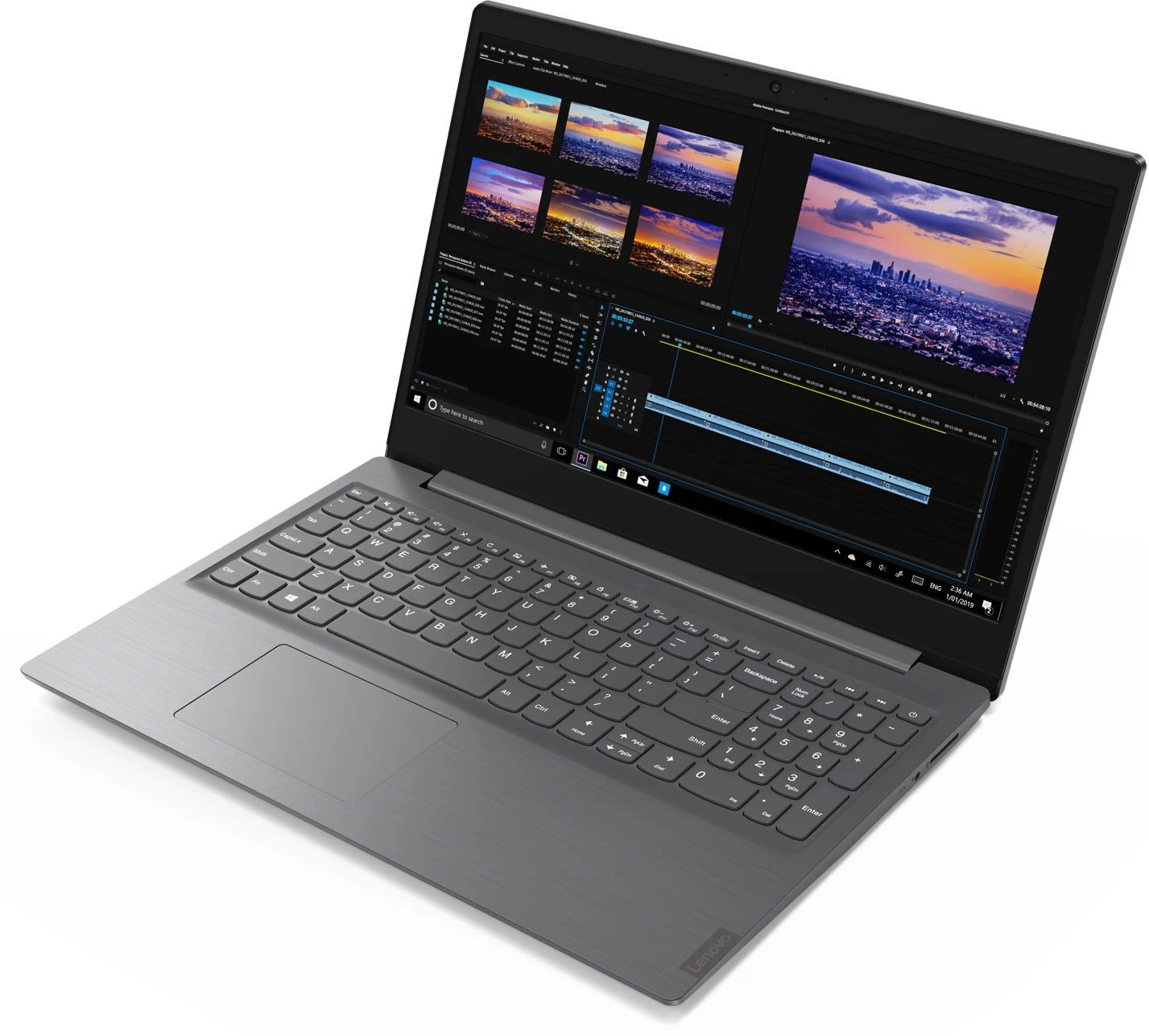 Ноутбук Lenovo V15-IIL Core i3 1005G1 8Gb SSD256Gb Intel UHD Graphics 15.6" TN FHD (1920x1080) Windows 10 Professional 64 grey WiFi BT Cam (82C500JTIX) — фото 3