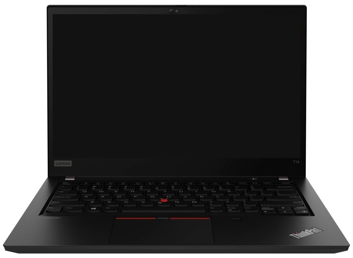 Ноутбук Lenovo ThinkPad T14 Gen 2 Core i7 1165G7 16Gb SSD1Tb Intel Iris Xe graphics 14" IPS FHD (1920x1080) noOS black WiFi BT Cam (20W1A10QCD)