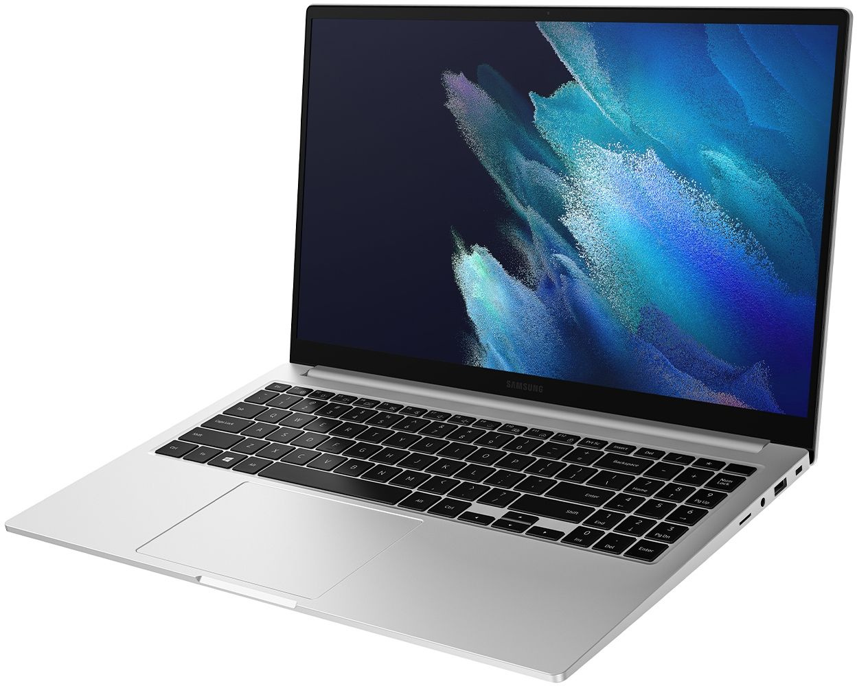 Ноутбук Samsung Galaxy book NP750 Core i5 1135G7 8Gb SSD256Gb Intel Iris Xe graphics 15.6" FHD (1920x1080) Windows 10 Professional Multi Language 64 silver WiFi BT Cam (NP750XDA-KD1US) — фото 2