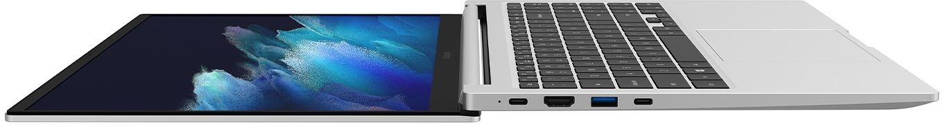 Ноутбук Samsung Galaxy book NP750 Core i5 1135G7 8Gb SSD256Gb Intel Iris Xe graphics 15.6" IPS FHD (1920x1080) Windows 11 Professional Multi Language 64 silver WiFi BT Cam (NP750XDA-KDHIT) — фото 6