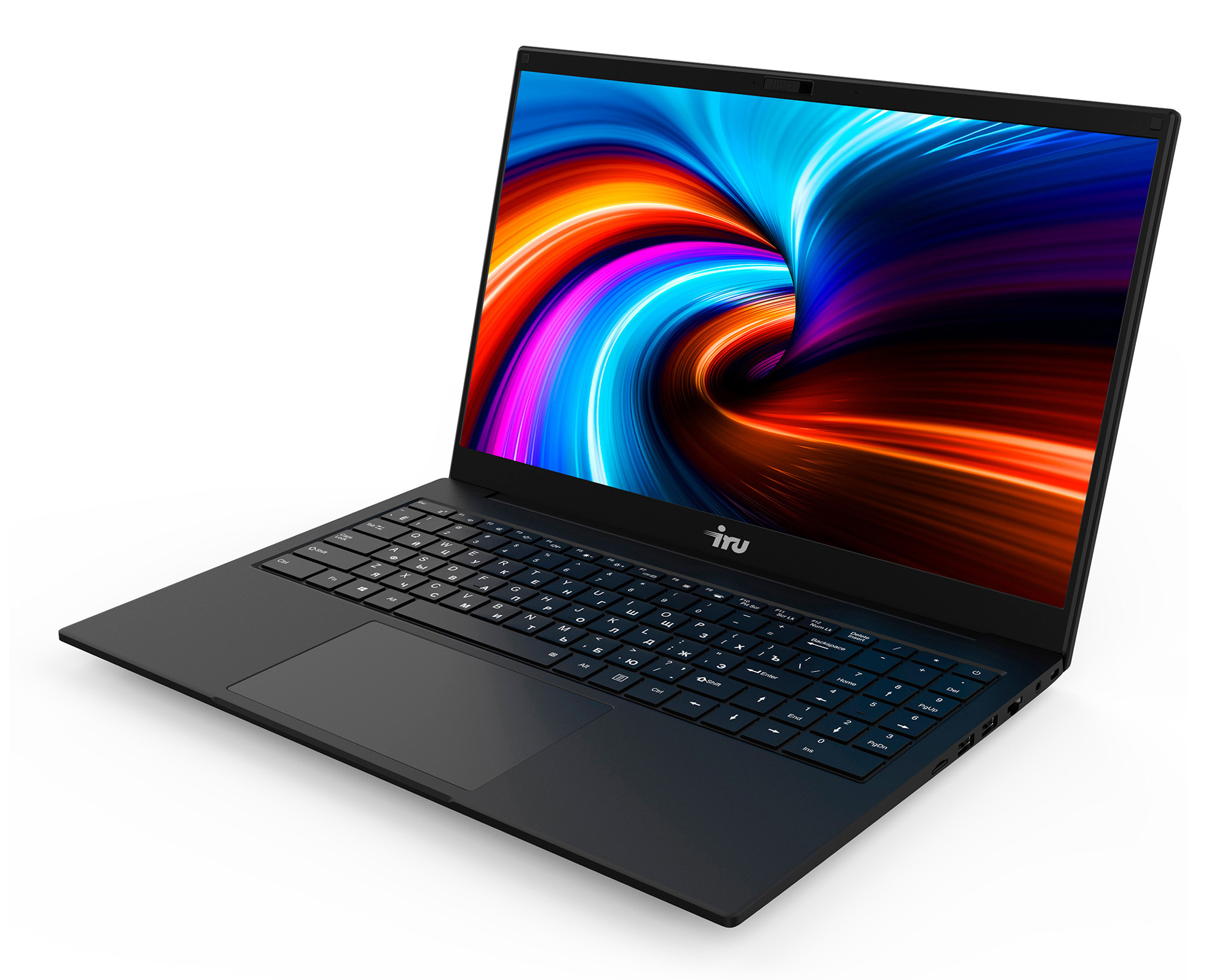 Ноутбук IRU Калибр 15TLI Core i5 1135G7 8Gb SSD256Gb Intel Iris Xe graphics 15.6" IPS FHD (1920x1080) Windows 11 trial (для ознакомления) black WiFi BT Cam 7200mAh (1906751) — фото 2