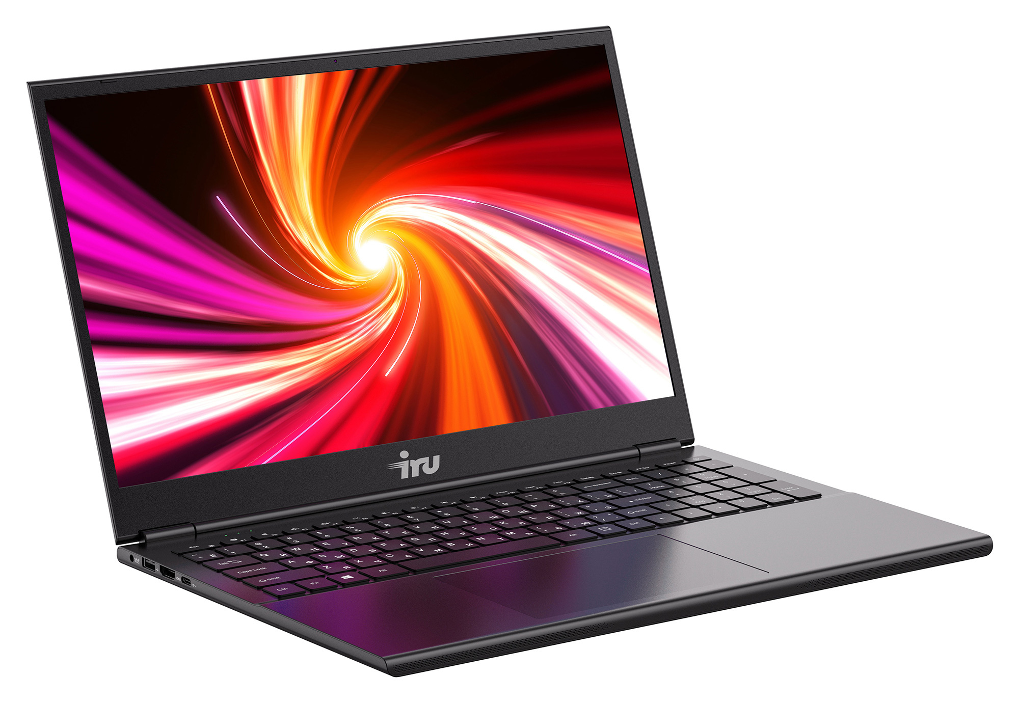 Ноутбук IRU Калибр 17TLI Core i5 1135G7 8Gb SSD256Gb Intel Iris Xe 17.3" IPS FHD (1920x1080) Free DOS grey WiFi BT Cam 4800mAh (1911230) — фото 4