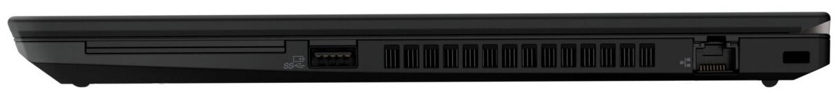 Ноутбук Lenovo ThinkPad T14 Gen 2 Core i5 1135G7 16Gb SSD512Gb Intel Iris Xe graphics 14" IPS FHD (1920x1080) noOS black WiFi BT Cam (20W1A10PCD) — фото 4