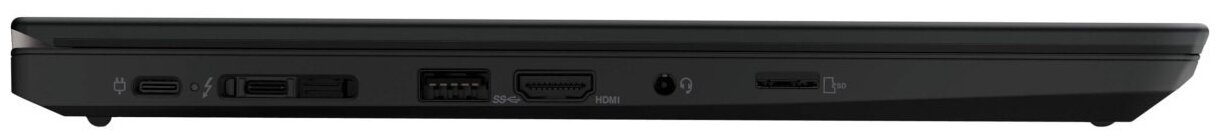 Ноутбук Lenovo ThinkPad T14 Gen 2 Core i7 1165G7 16Gb SSD512Gb NVIDIA GeForce MX450 2Gb 14" IPS FHD (1920x1080) noOS black WiFi BT Cam (20W1A10XCD) — фото 3