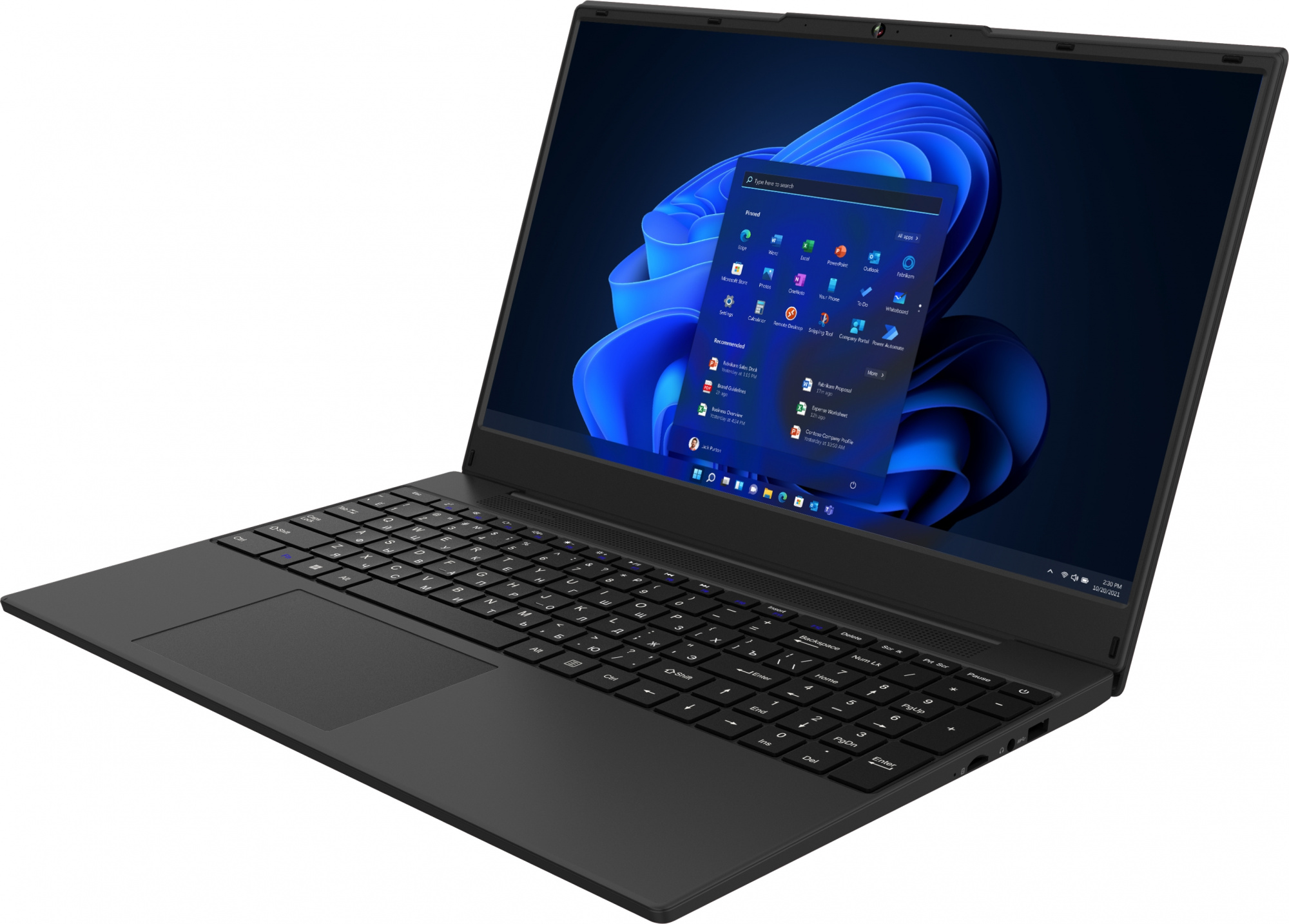Ноутбук IRU Калибр 15TLG Core i5 1155G7 8Gb SSD256Gb Intel UHD Graphics 15.6" FHD (1920x1080) Windows 11 trial (для ознакомления) black WiFi BT Cam 4000mAh (1914238) — фото 3