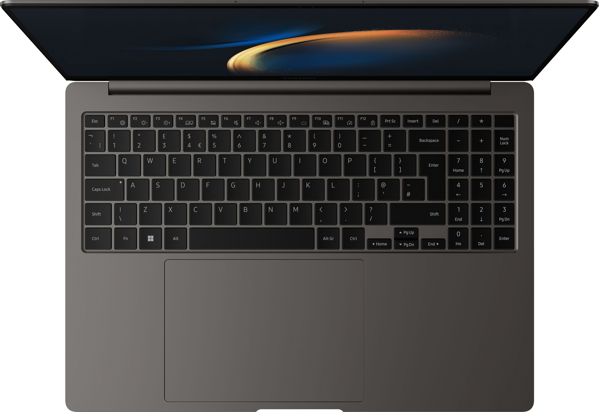 Ноутбук Samsung Galaxy Book 3 Ultra NP960 Core i7 13700H 16Gb SSD1Tb NVIDIA GeForce RTX4050 6Gb 16" AMOLED 3K (2880x1800) Windows 11 Home English 64 dk.grey WiFi BT Cam (NP960XFH-XA1US) — фото 9