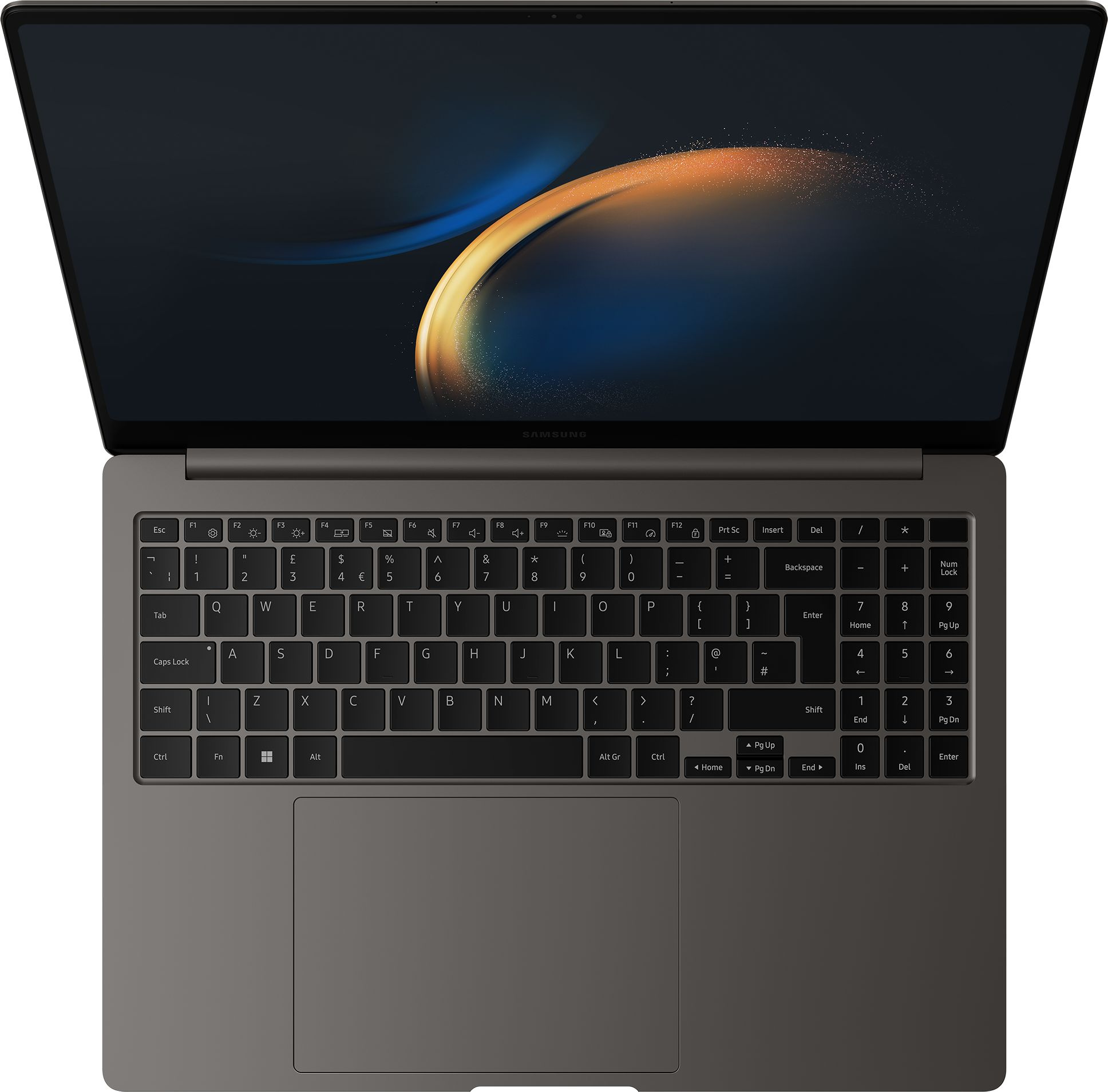 Ноутбук Samsung Galaxy Book 3 Ultra NP960 Core i7 13700H 16Gb SSD1Tb NVIDIA GeForce RTX4050 6Gb 16" AMOLED 3K (2880x1800) Windows 11 Home English 64 dk.grey WiFi BT Cam (NP960XFH-XA1US) — фото 6