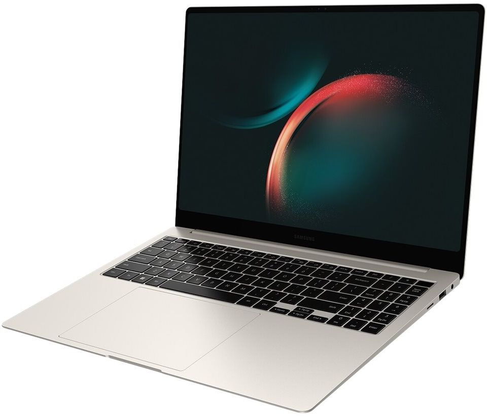 Ноутбук Samsung Galaxy Book 3 Pro NP960 Core i7 1360P 16Gb SSD1Tb Intel Iris Xe graphics 16" AMOLED 3K (2880x1800) Windows 11 Home English 64 beige WiFi BT Cam (NP960XFG-KA1US) — фото 3