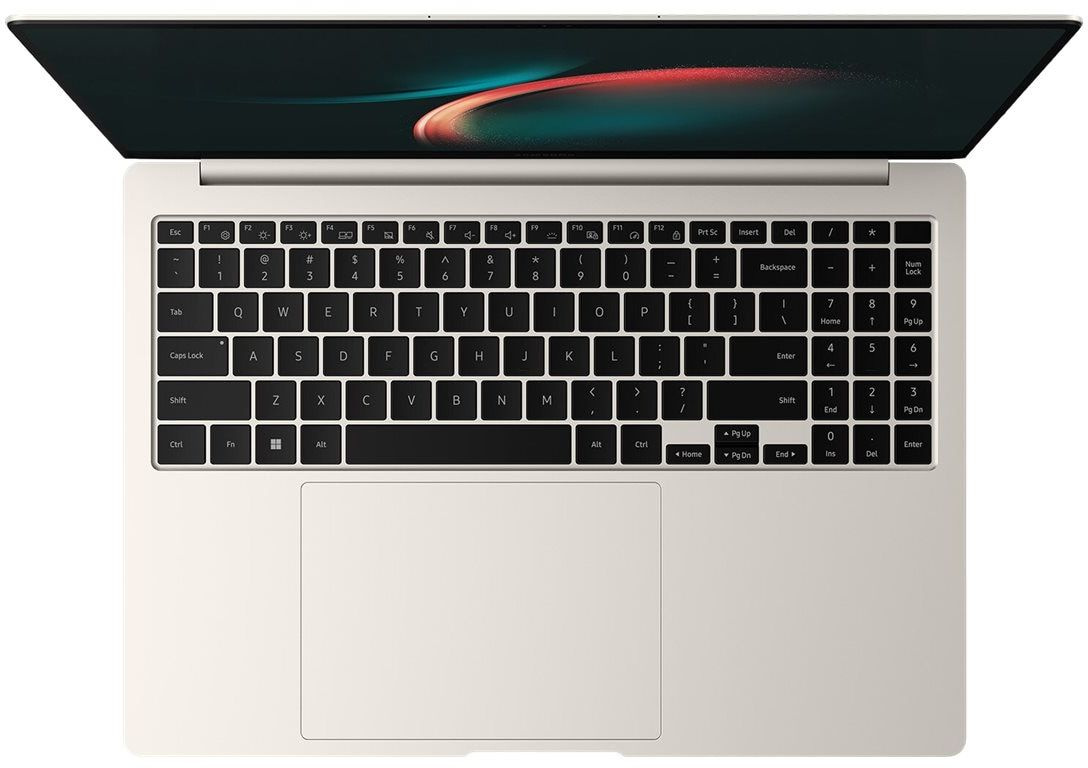Ноутбук Samsung Galaxy Book 3 Pro NP960 Core i7 1360P 16Gb SSD1Tb Intel Iris Xe graphics 16" AMOLED 3K (2880x1800) Windows 11 Home English 64 beige WiFi BT Cam (NP960XFG-KA1US) — фото 4