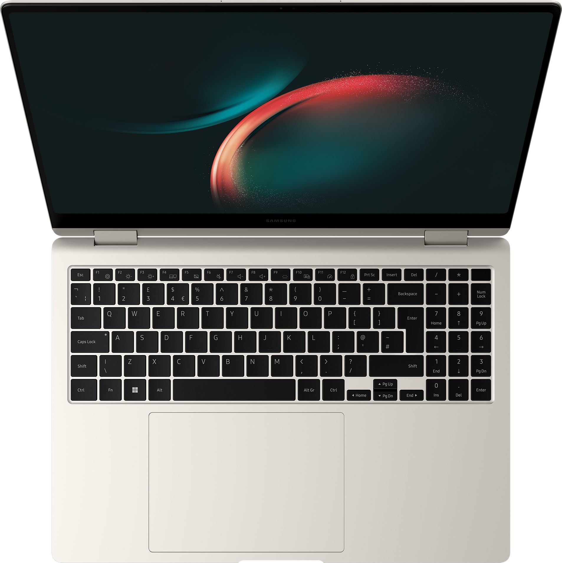 Ноутбук Samsung Galaxy Book 3 Pro 360 NP960 Core i7 1360P 16Gb SSD1Tb Intel Iris Xe graphics 16" AMOLED Touch 3K (2880x1800) Windows 11 Home English 64 beige WiFi BT Cam (NP960QFG-KB1US) — фото 14