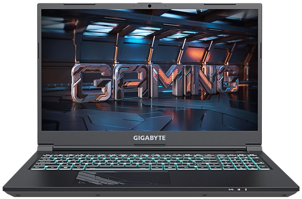 Ноутбук Gigabyte G5 Core i5 12500H 8Gb SSD512Gb NVIDIA GeForce RTX4050 6Gb 15.6" IPS FHD (1920x1080) noOS black WiFi BT Cam (MF-E2KZ333SD) — фото 2