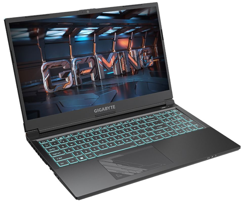 Ноутбук Gigabyte G5 Core i5 12500H 8Gb SSD512Gb NVIDIA GeForce RTX4050 6Gb 15.6" IPS FHD (1920x1080) noOS black WiFi BT Cam (MF-E2KZ333SD)