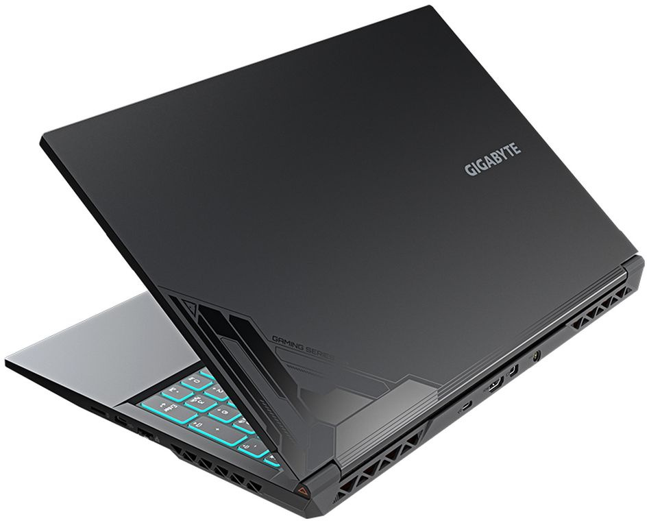 Ноутбук Gigabyte G5 Core i5 12500H 8Gb SSD512Gb NVIDIA GeForce RTX4050 6Gb 15.6" IPS FHD (1920x1080) noOS black WiFi BT Cam (MF-E2KZ333SD) — фото 4