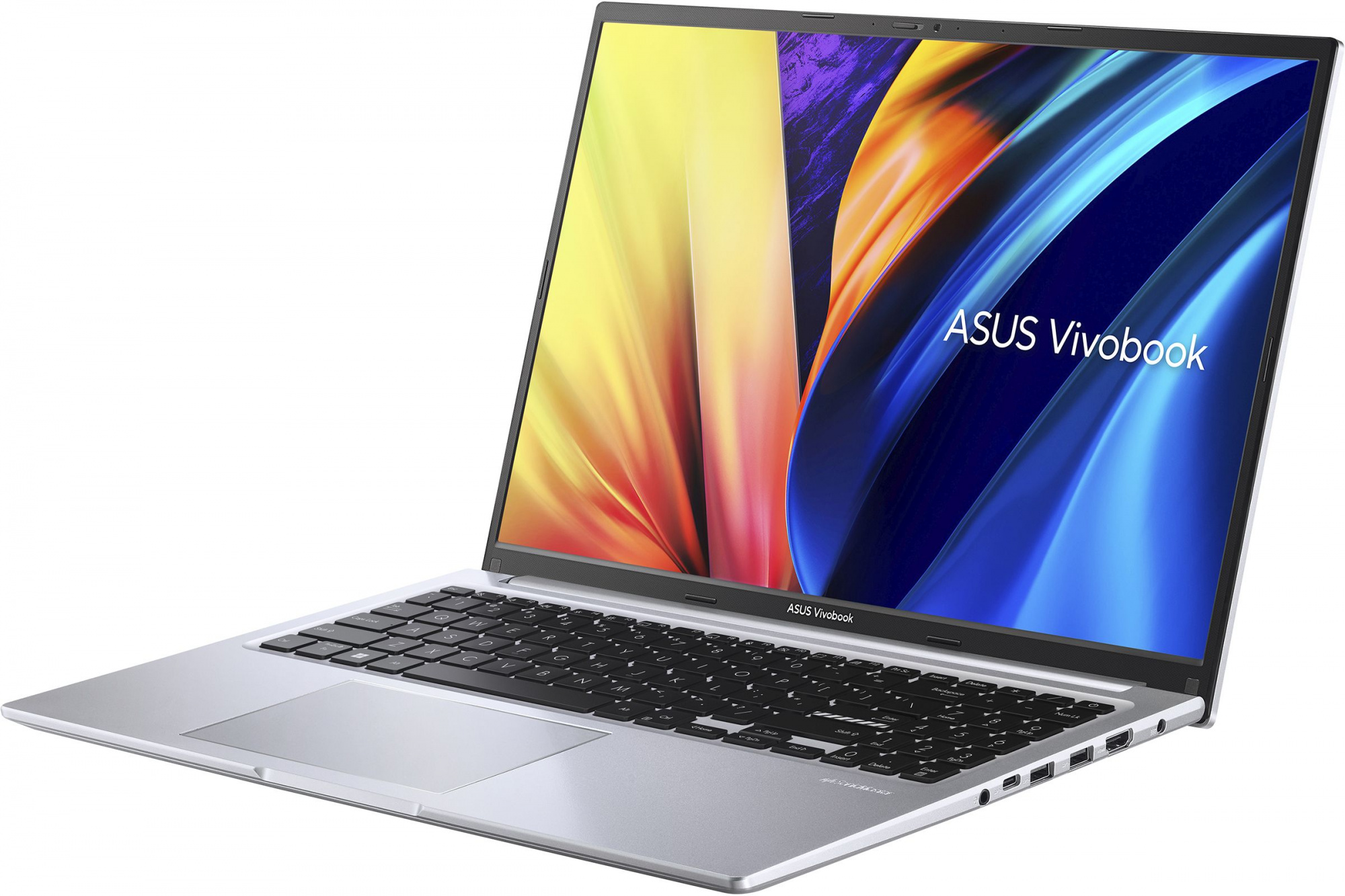 Ноутбук Asus VivoBook 16 X1605ZA-MB364 Core i3 1215U 8Gb SSD512Gb Intel UHD Graphics 16" IPS WUXGA (1920x1200) noOS silver WiFi BT Cam (90NB0ZA2-M00KB0) — фото 8