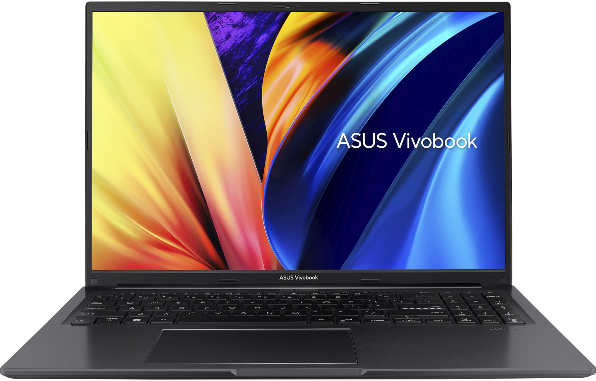 Ноутбук Asus VivoBook 16 X1605ZA-MB321 Core i3 1215U 8Gb SSD512Gb Intel UHD Graphics 16" IPS WUXGA (1920x1200) noOS black WiFi BT Cam (90NB0ZA3-M00K80) — фото 2