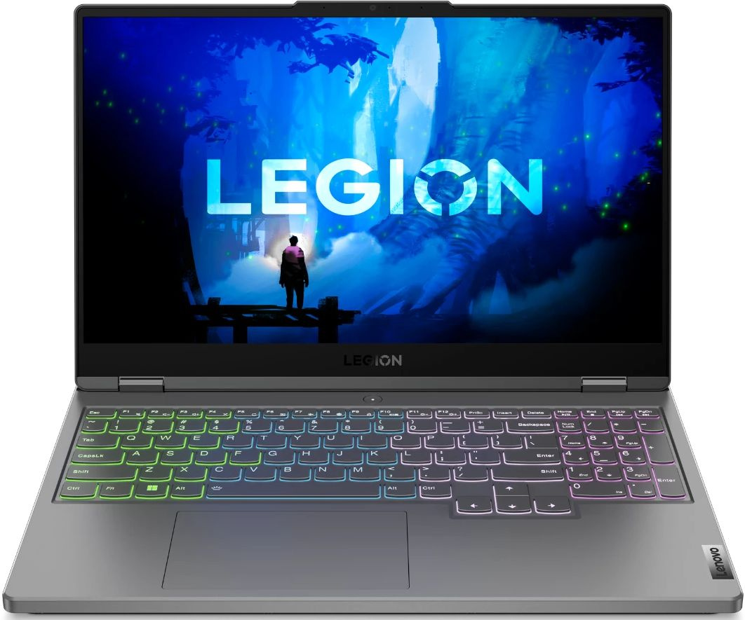 Ноутбук Lenovo Legion 5 15IAH7H Core i5 12500H 8Gb SSD256Gb NVIDIA GeForce RTX 3050 Ti 4Gb 15.6" IPS FHD (1920x1080) noOS grey WiFi BT Cam (82RC002WRK) — фото 3