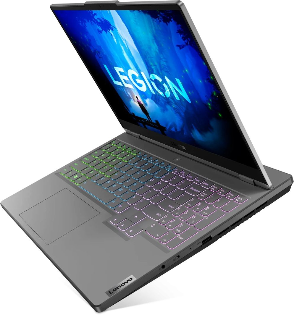 Ноутбук Lenovo Legion 5 15IAH7H Core i5 12500H 8Gb SSD256Gb NVIDIA GeForce RTX 3050 Ti 4Gb 15.6" IPS FHD (1920x1080) noOS grey WiFi BT Cam (82RC002WRK) — фото 5