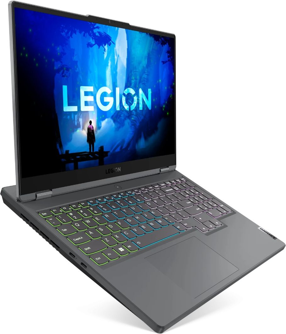 Ноутбук Lenovo Legion 5 15IAH7H Core i5 12500H 8Gb SSD256Gb NVIDIA GeForce RTX 3050 Ti 4Gb 15.6" IPS FHD (1920x1080) noOS grey WiFi BT Cam (82RC002WRK) — фото 6