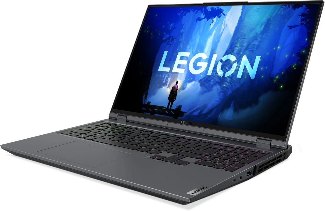 Ноутбук Lenovo Legion 5 Pro 16IAH7H Core i5 12500H 16Gb SSD512Gb NVIDIA GeForce RTX 3060 6Gb 16" IPS WUXGA (1920x1200) noOS grey WiFi BT Cam (82RF00GPRK) — фото 3