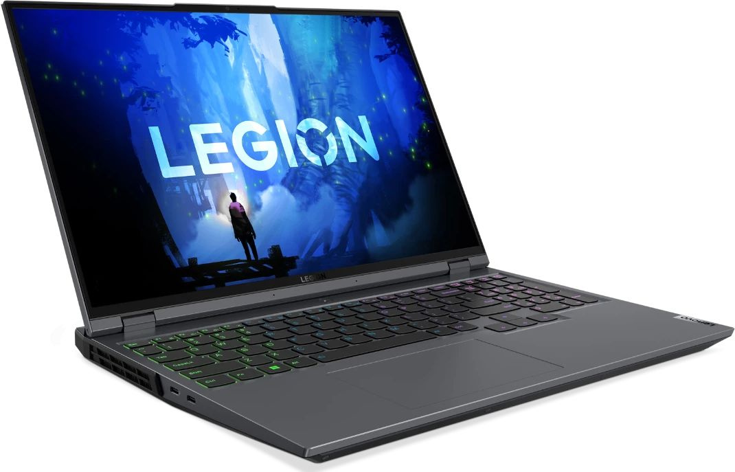 Ноутбук Lenovo Legion 5 Pro 16IAH7H Core i5 12500H 16Gb SSD512Gb NVIDIA GeForce RTX 3060 6Gb 16" IPS WUXGA (1920x1200) noOS grey WiFi BT Cam (82RF00GPRK) — фото 2