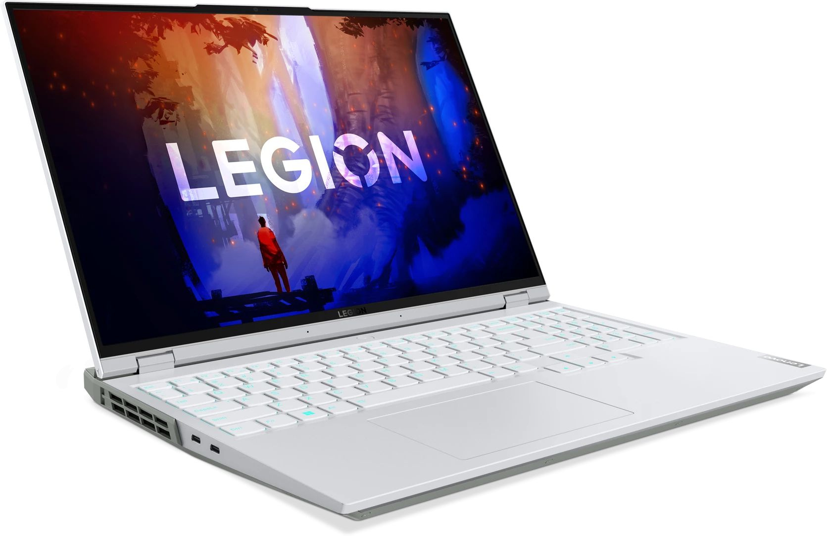 Ноутбук Lenovo Legion 5 Pro 16ARH7H Ryzen 5 6600H 16Gb SSD1Tb NVIDIA GeForce RTX 3060 6Gb 16" IPS WUXGA (1920x1200) noOS white WiFi BT Cam (82RG000VRK)