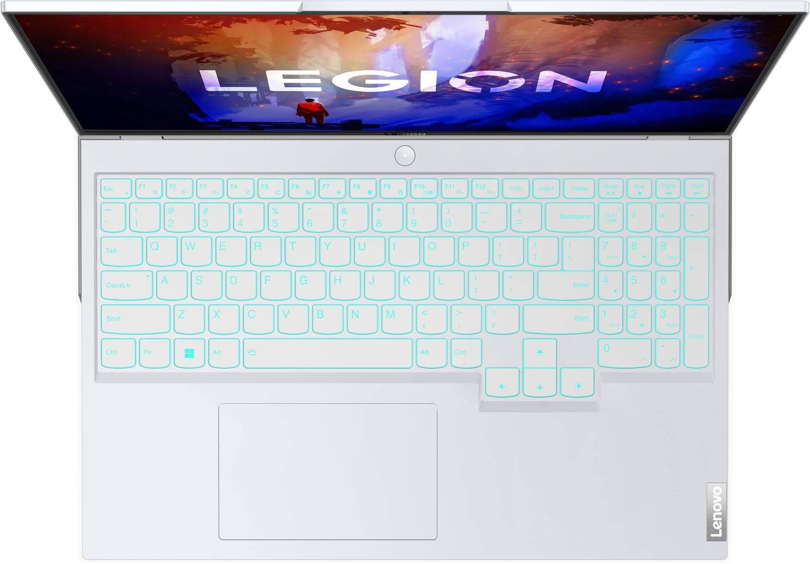 Ноутбук Lenovo Legion 5 Pro 16ARH7H Ryzen 5 6600H 16Gb SSD1Tb NVIDIA GeForce RTX 3060 6Gb 16" IPS WUXGA (1920x1200) noOS white WiFi BT Cam (82RG000VRK) — фото 8