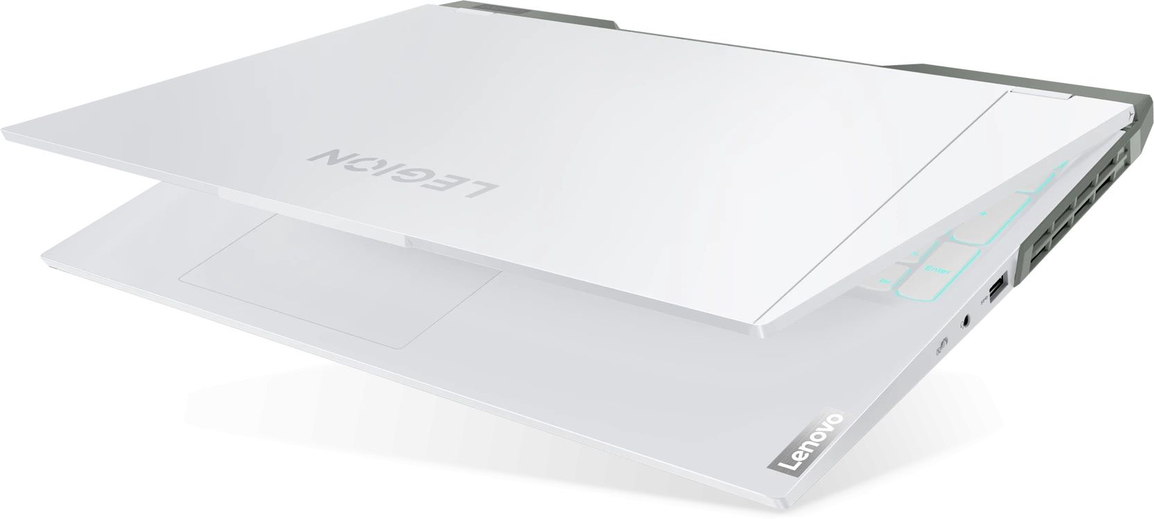 Ноутбук Lenovo Legion 5 Pro 16ARH7H Ryzen 5 6600H 16Gb SSD1Tb NVIDIA GeForce RTX 3060 6Gb 16" IPS WUXGA (1920x1200) noOS white WiFi BT Cam (82RG000VRK) — фото 4