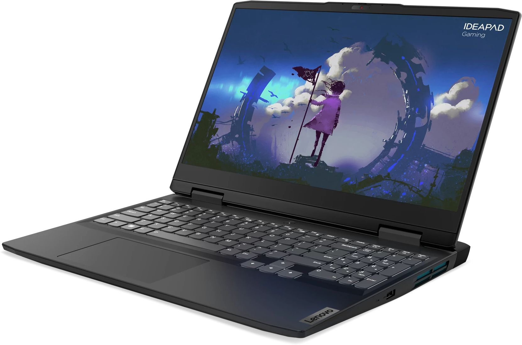 Ноутбук Lenovo IP Gaming 3 15IAH7 Core i5 12450H 8Gb SSD512Gb NVIDIA GeForce RTX 3050 4Gb 15.6" IPS FHD (1920x1080) noOS grey WiFi BT Cam (82S900KWRK) — фото 7