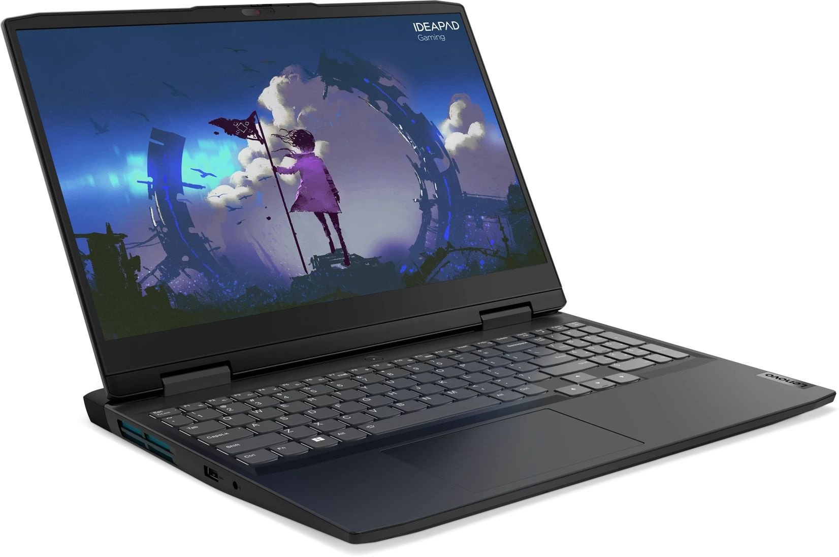 Ноутбук Lenovo IP Gaming 3 15IAH7 Core i5 12450H 8Gb SSD512Gb NVIDIA GeForce RTX 3050 4Gb 15.6" IPS FHD (1920x1080) noOS grey WiFi BT Cam (82S900KWRK) — фото 4