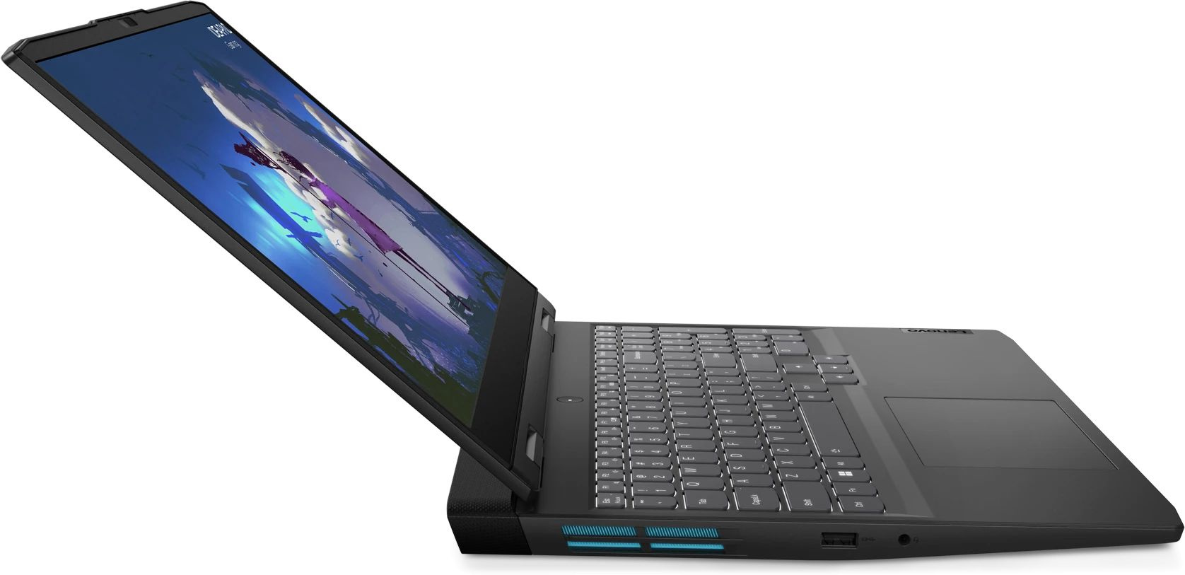 Ноутбук Lenovo IP Gaming 3 15IAH7 Core i5 12450H 8Gb SSD512Gb NVIDIA GeForce RTX 3050 4Gb 15.6" IPS FHD (1920x1080) noOS grey WiFi BT Cam (82S900KWRK) — фото 6