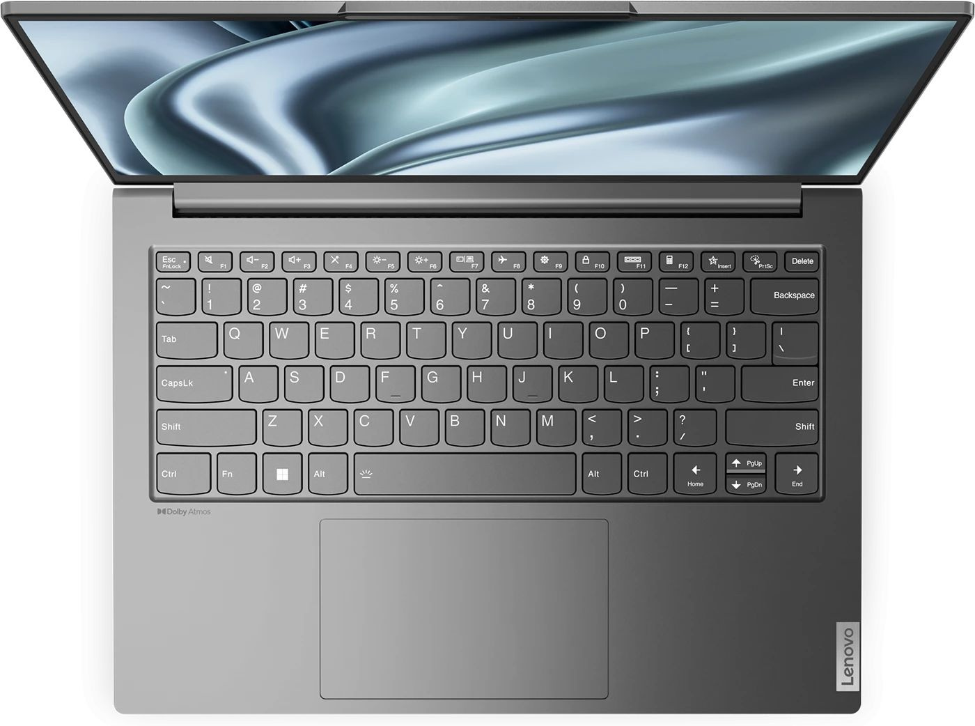 Ноутбук Lenovo Yoga Slim7 Pro 14IAP7 Core i5 1240P 16Gb SSD512Gb Intel Iris Xe graphics 14" IPS 2.8K (2880x1800) Windows 11 Home grey WiFi BT Cam (82SV0076RU) — фото 7