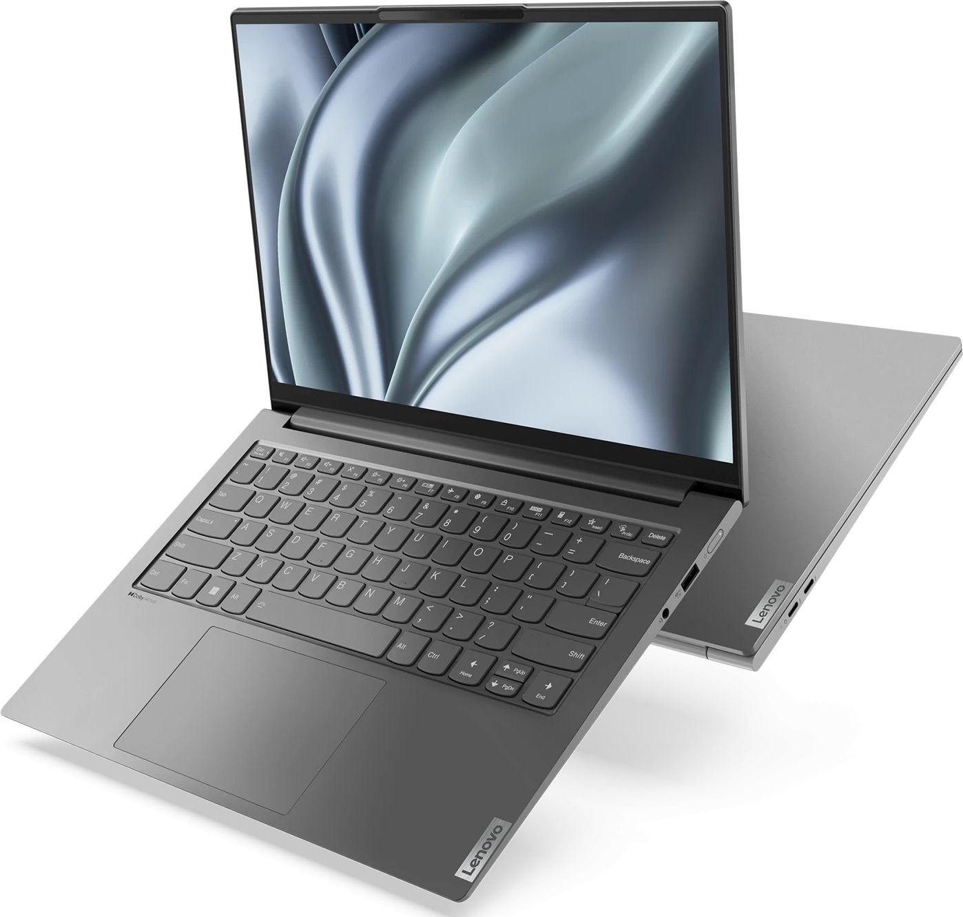 Ноутбук Lenovo Yoga Slim7 Pro 14IAP7 Core i5 1240P 16Gb SSD512Gb Intel Iris Xe graphics 14" IPS 2.8K (2880x1800) Windows 11 Home grey WiFi BT Cam (82SV0076RU) — фото 8