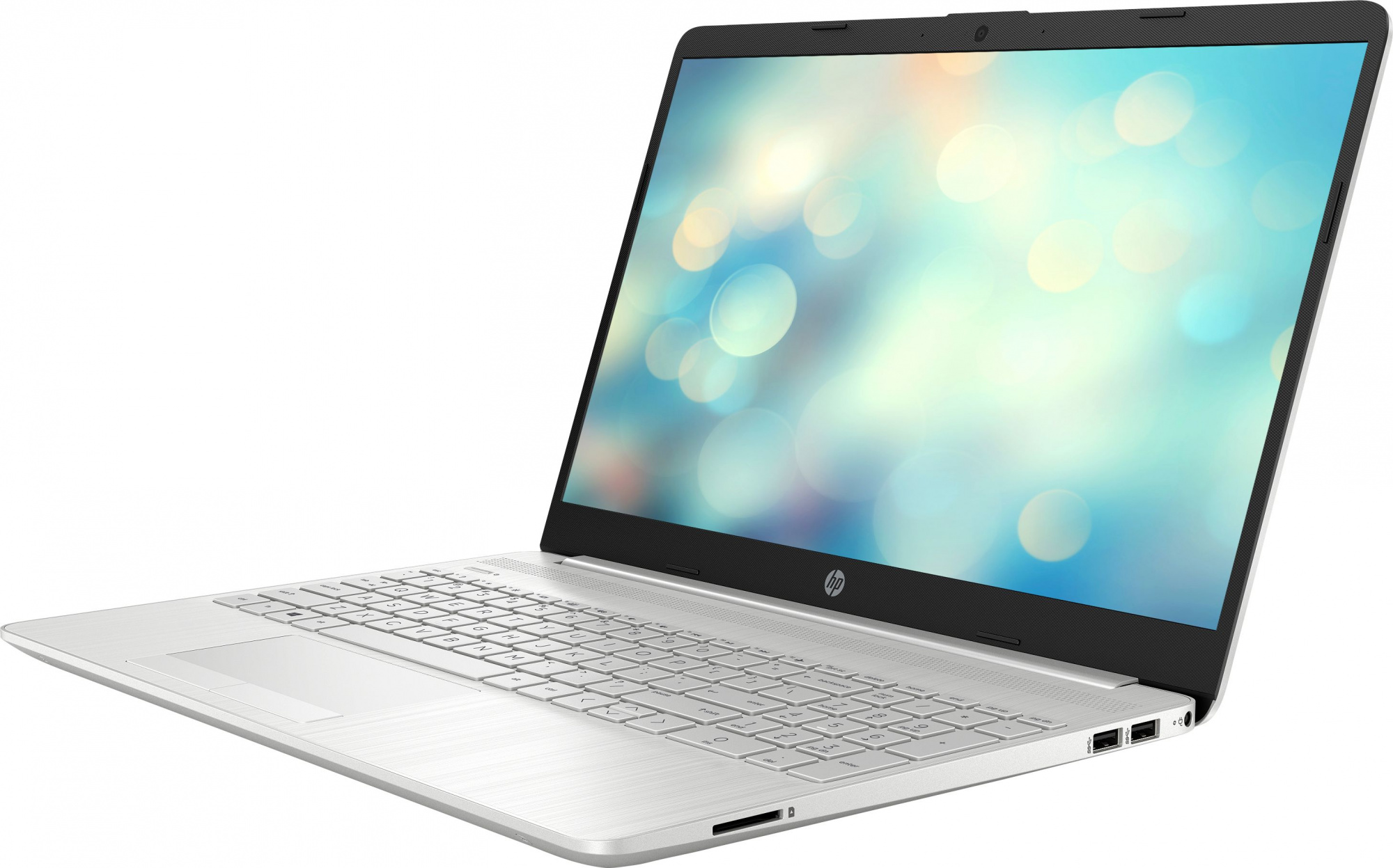 Ноутбук HP 15-dw4011nia Core i7 1255U 16Gb 1Tb SSD256Gb NVIDIA GeForce MX550 2Gb 15.6" FHD (1920x1080) Free DOS silver WiFi BT Cam (6N2E6EA) — фото 2