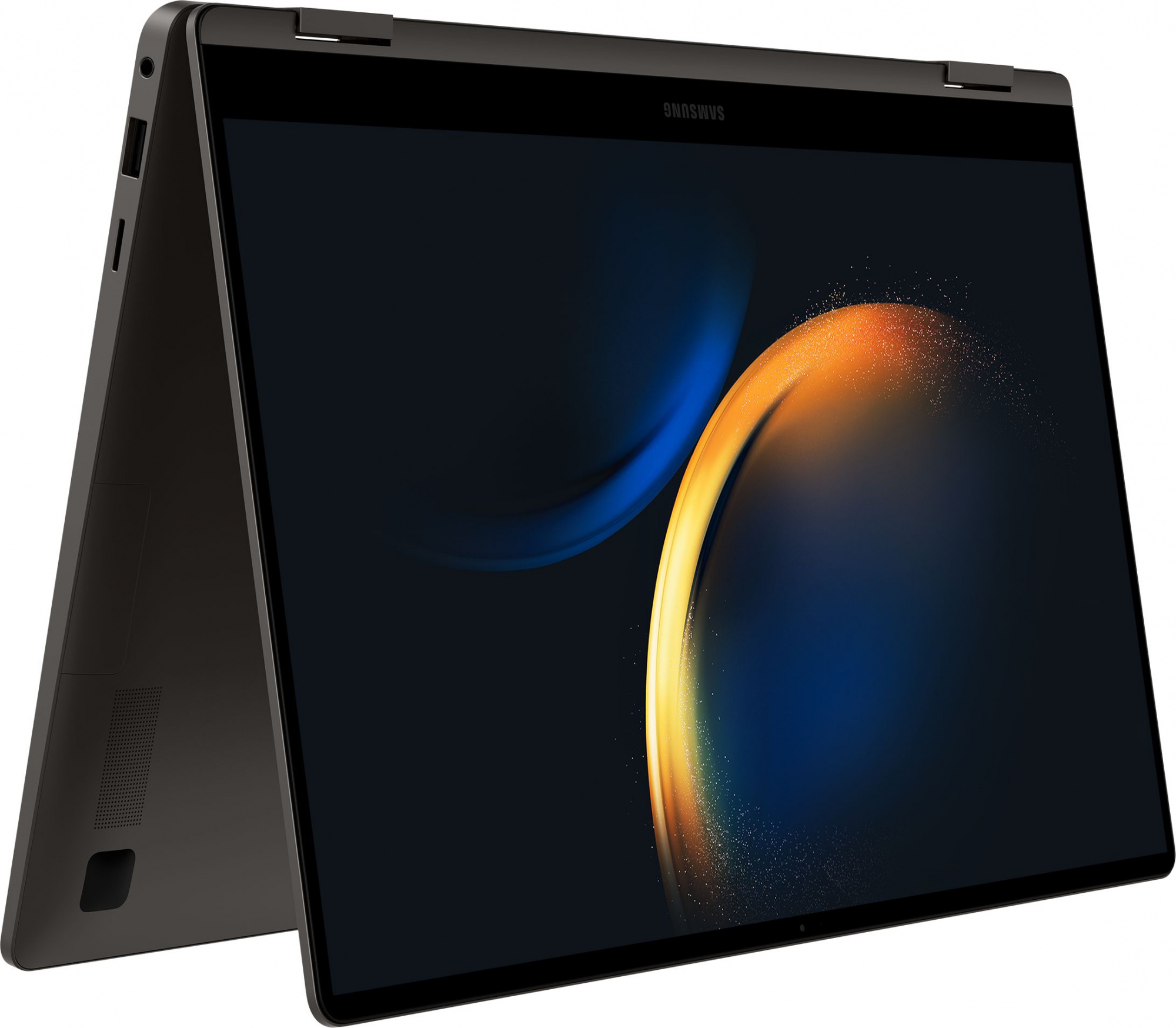 Ноутбук Samsung Galaxy book 3 360 NP750 Core i5 1340P 16Gb SSD512Gb Intel Iris Xe graphics 15.6" AMOLED Touch FHD (1920x1080) Windows 11 Home Single Language dk.grey WiFi BT Cam (NP750QFG-KA2IN)