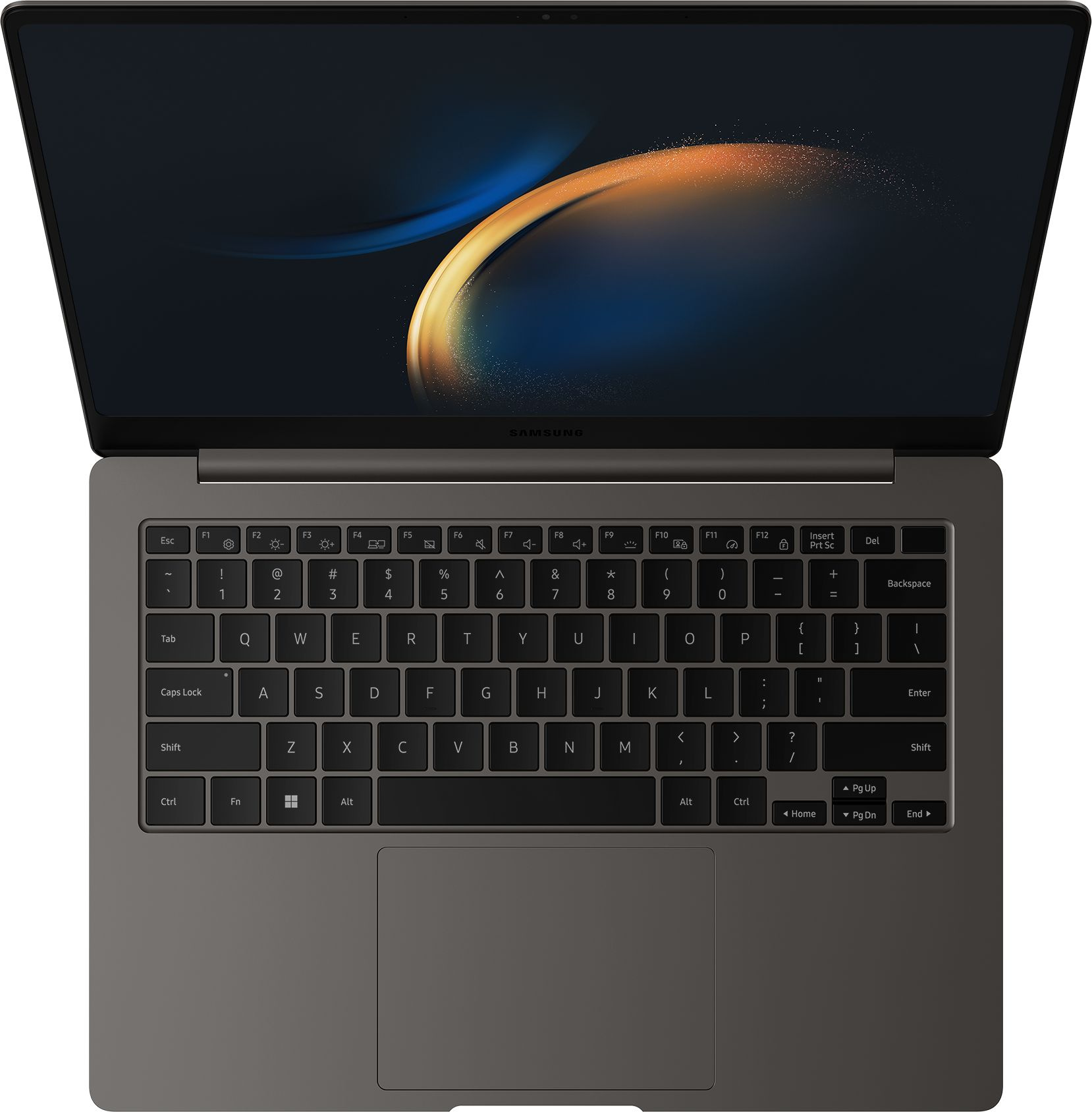 Ноутбук Samsung Galaxy Book 3 Pro NP940 Core i7 1360P 16Gb SSD512Gb Intel Iris Xe graphics 14" AMOLED 3K (2880x1800) Windows 11 Home Single Language dk.grey WiFi BT Cam (NP940XFG-KC4IN) — фото 13